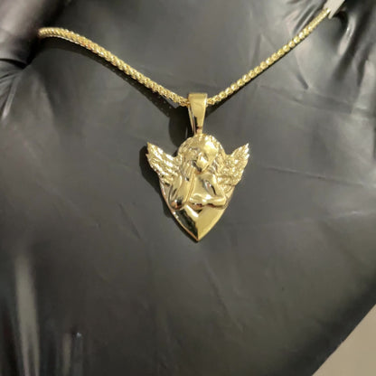 Cherub Heart Pendant