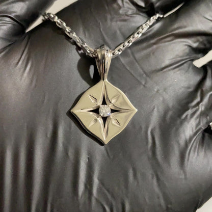 Diamond Compass Pendant