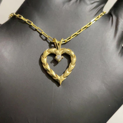 Diamond Heart Pendant