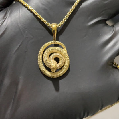 Striking Snake Pendant