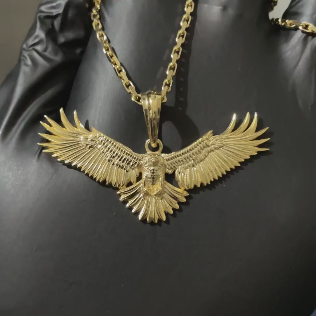 Golden Eagle Pendant
