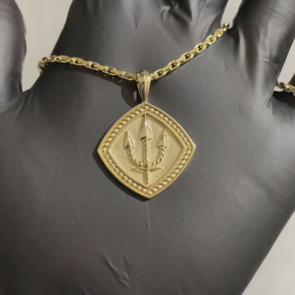 Trident Shield Pendant