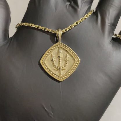 Trident Shield Pendant