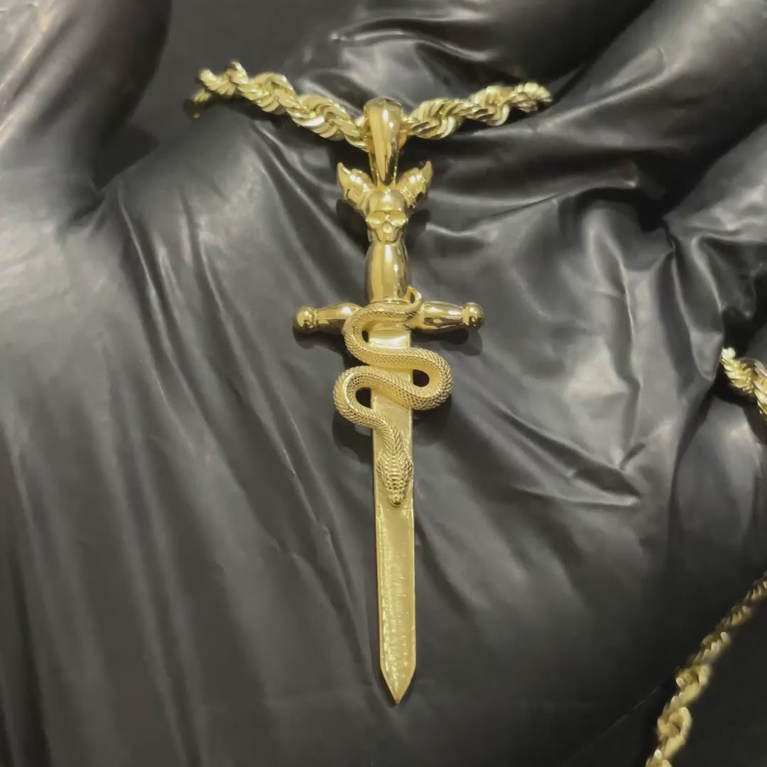 Infernal Serpent Sword Pendant